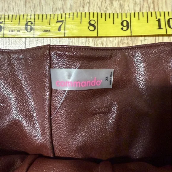 Commando Faux Leather Paperbag Waist Pants - Picture 7 of 8